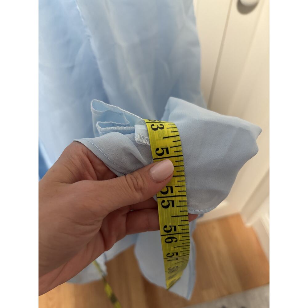 Women’s Light Blue Off-Shoulder Evening Dress Size 12 - Picture 7 of 9